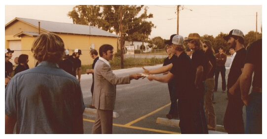 Wiginton Team members shaking hands